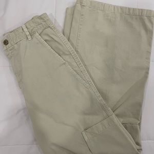 Zara Wide Leg Cargo Pant Cream